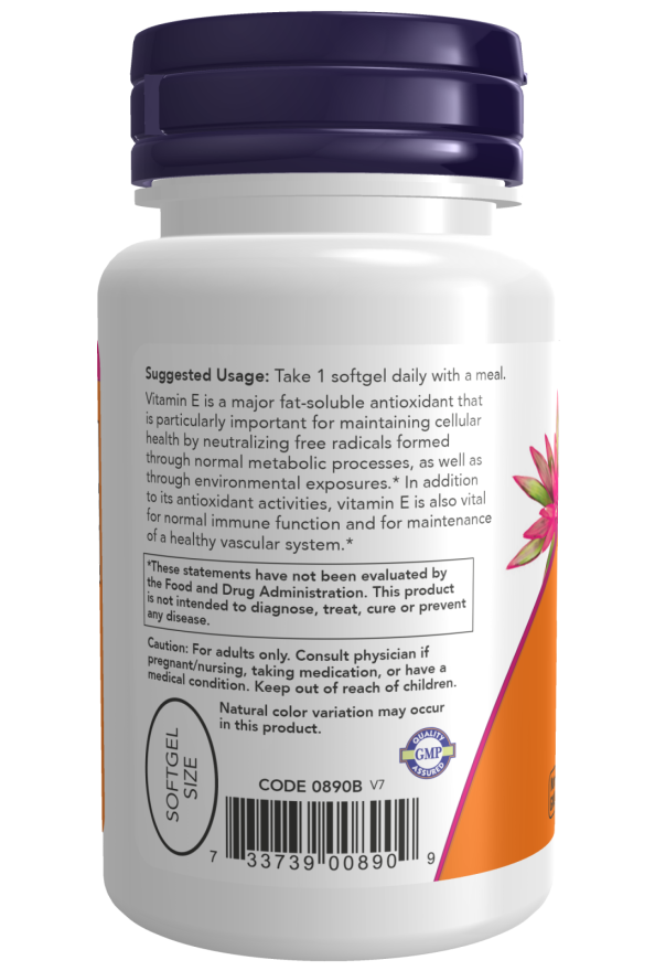 NOW Foods Vitamin E 400 IU Sa Mešovitim Tokoferolima - Prirodni Antioksidans