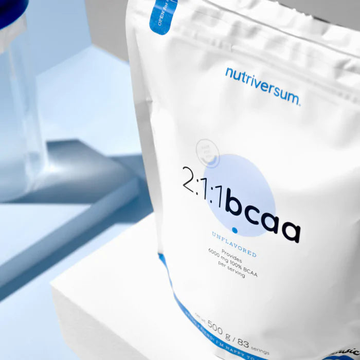 Nutriversum BCAA 2:1:1 Basic 500g – Aminokiseline Za Rast Mišića i Povećanu Izdržljivost