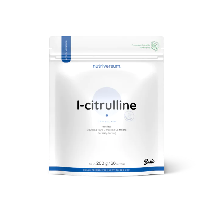 Nutriversum Citrulline Malate 200g – Povećava Izdržljivost, Ubrzava Oporavak