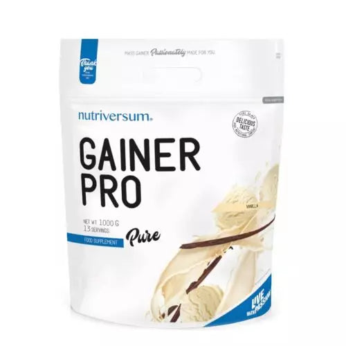 Nutriversum Gainer Pro (Sa Kreatinom) - 30% Proteina Za Dobijanje Mišićne Mase