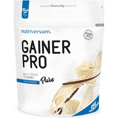 Nutriversum Gainer Pro (Sa Kreatinom) - 30% Proteina Za Dobijanje Mišićne Mase