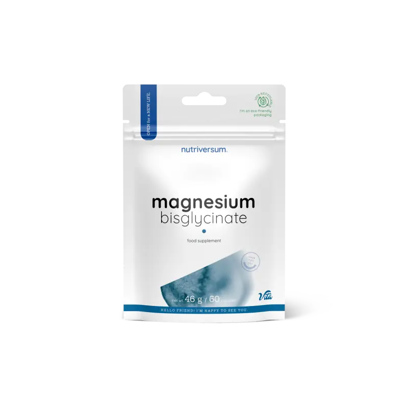 Nutriversum Magnezijum Bisglicinat 60 Kapsula - Protiv Stresa i Grčeva