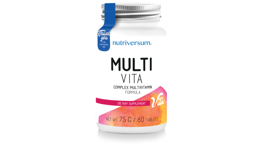 Nutriversum Multi Vita 60 Tableta – 13 Vitamina i 11 Minerala Za Dnevne Potrebe