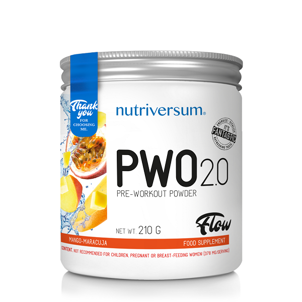 Nutriversum PWO 2.0 210g – Pretrenažna Formula Za Maksimalne Performanse
