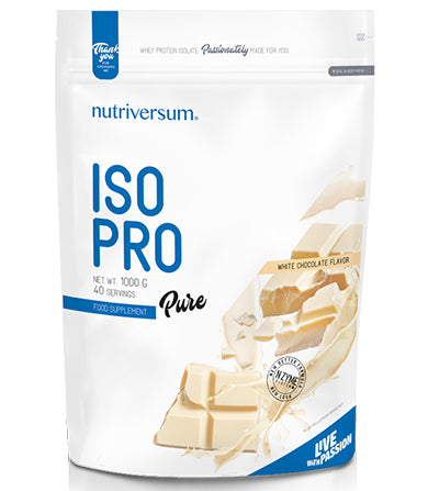 Nutriversum ISO Pro 1000g, 40 Porcija - Visoko Kvalitetni Izolat Proteina Surutke