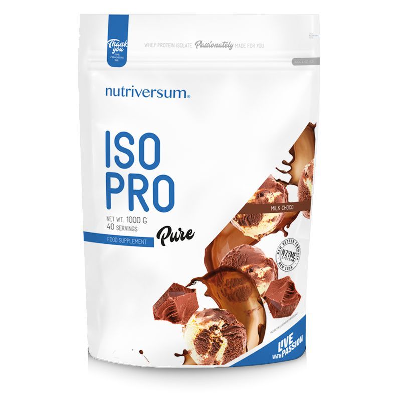 Nutriversum ISO Pro 1000g, 40 Porcija - Visoko Kvalitetni Izolat Proteina Surutke