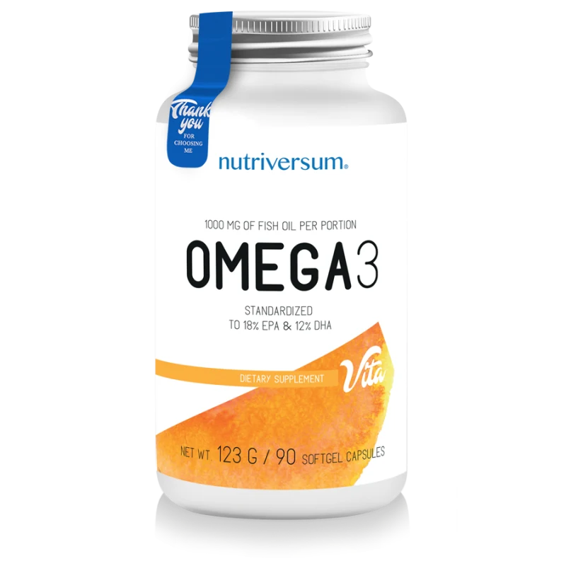Nutriversum Omega 3 Fish Oil 1000 mg – Zdravlje Srca i Uma