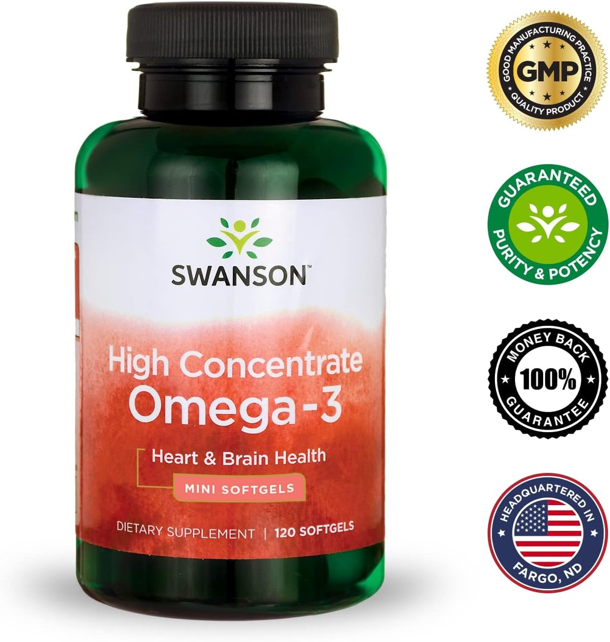Swanson Ultra Omega-3 –  Visoka Doza za Srce i Mozak