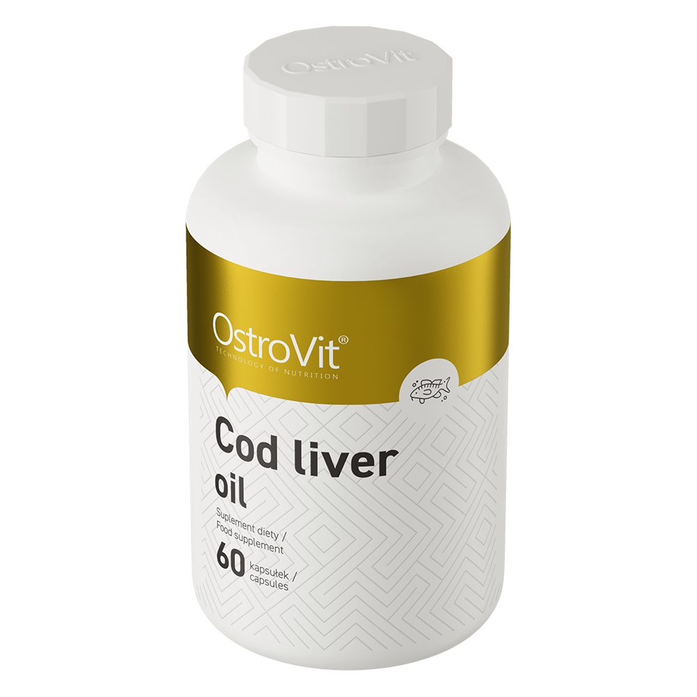 OstroVit Cod Liver Oil 60 Kapsula – Podrška Imunitetu, Kostima i Vidu