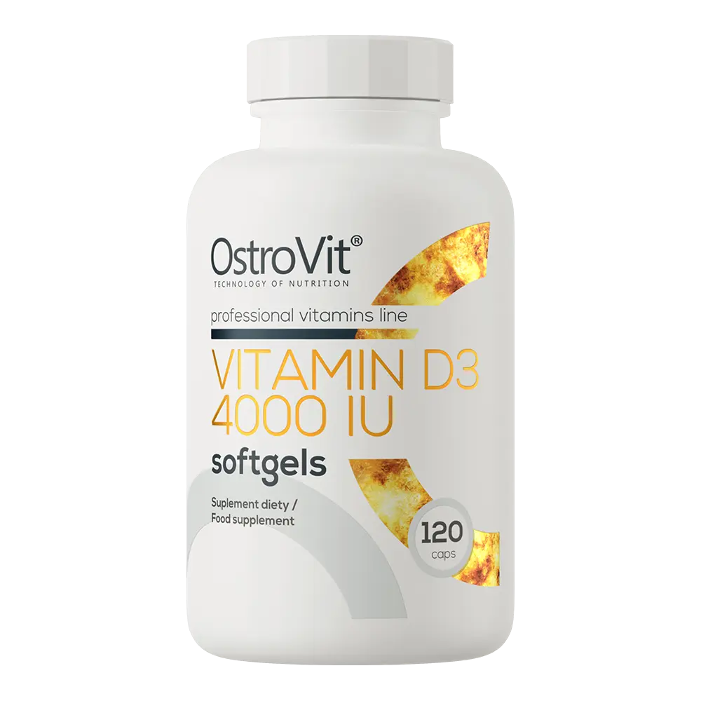 OstroVit Vitamin D3 4000 IU – 120 kapsula za Imunitet i Kosti