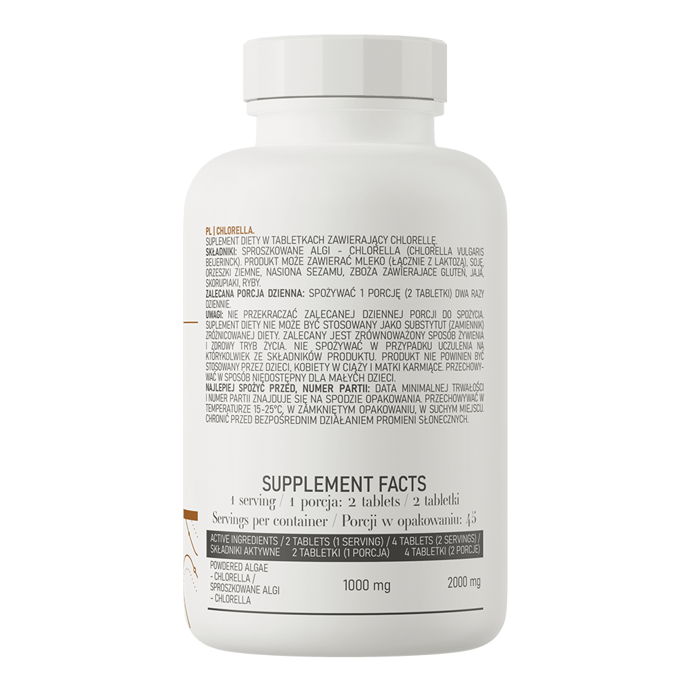 OstroVit Chlorella 90 Tableta – Za Detoksikaciju i Imunitet