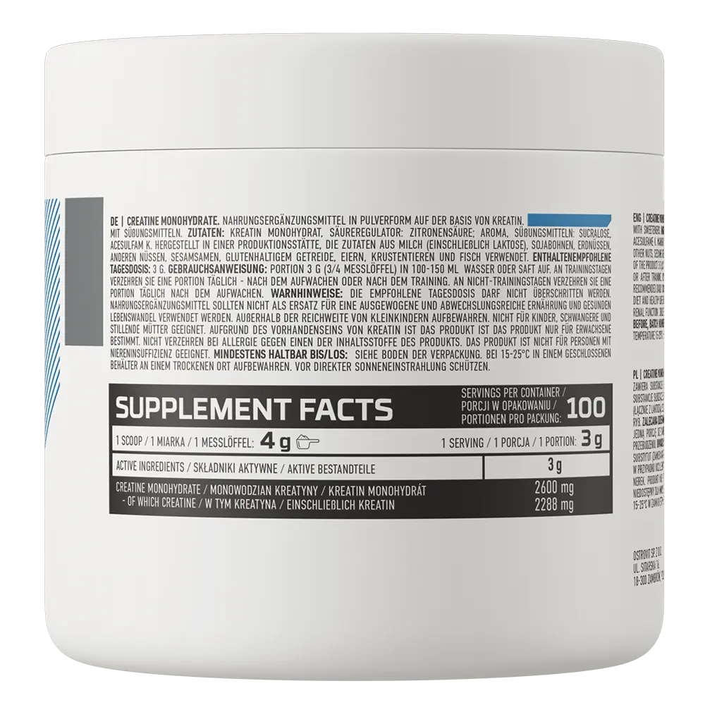 OstroVit Kreatin Monohidrat 300 g – Čista Snaga i Izdržljivost