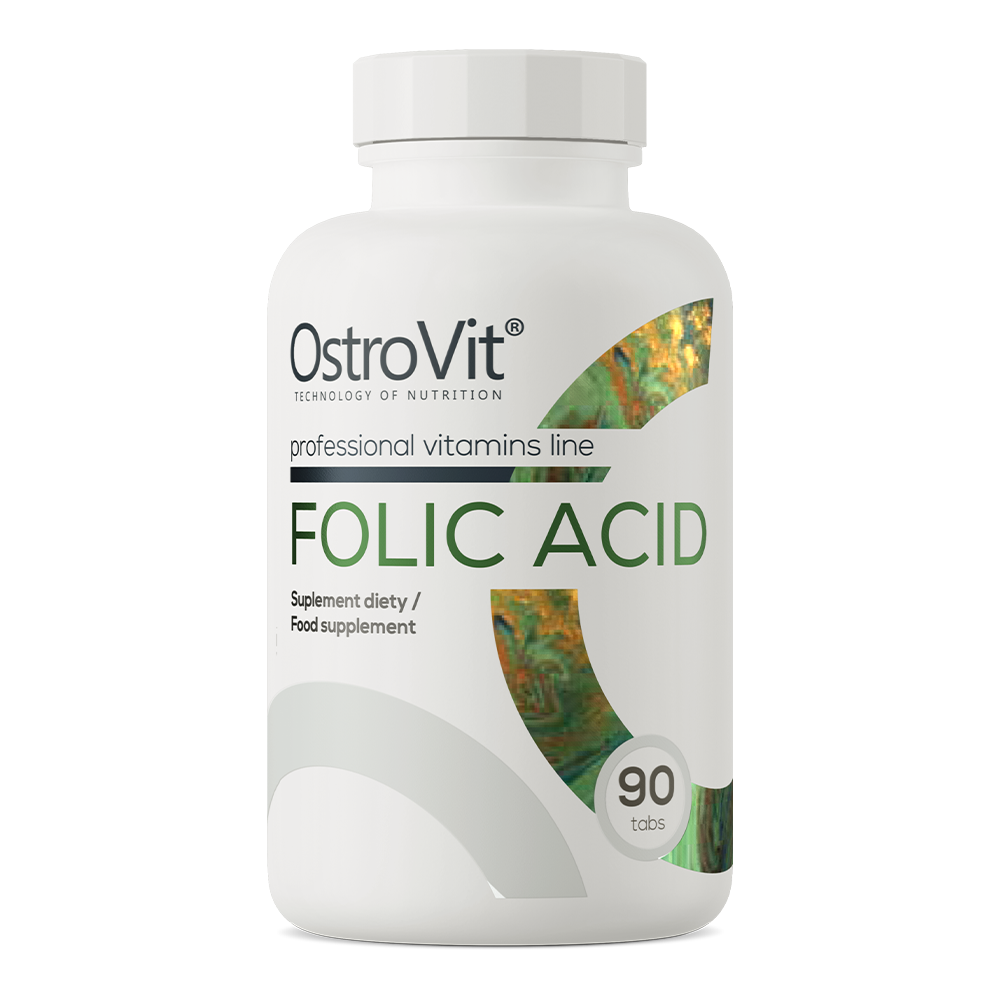 OstroVit Folna Kiselina 90 Tableta – Podrška Za Trudnice i Zdravlje Ćelija