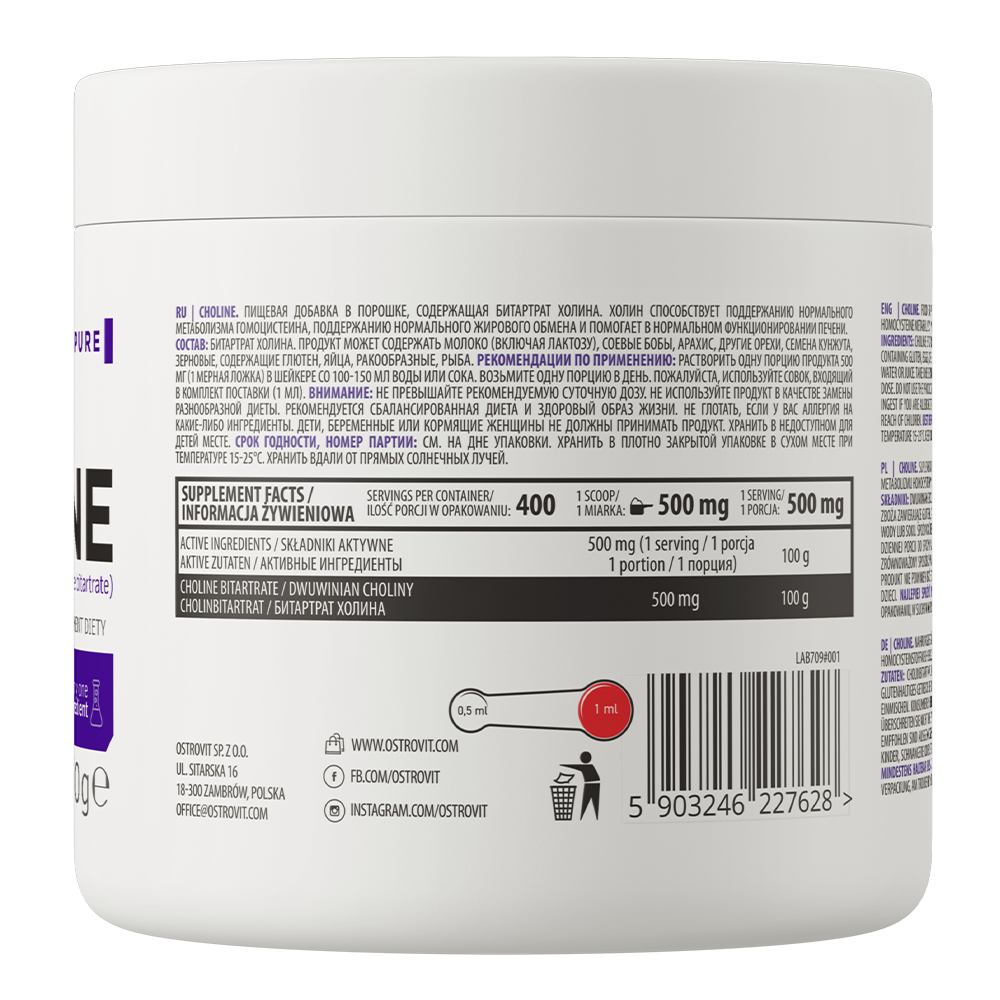 OstroVit Holin 200g – Prirodna Podrška za Mozak i Jetru