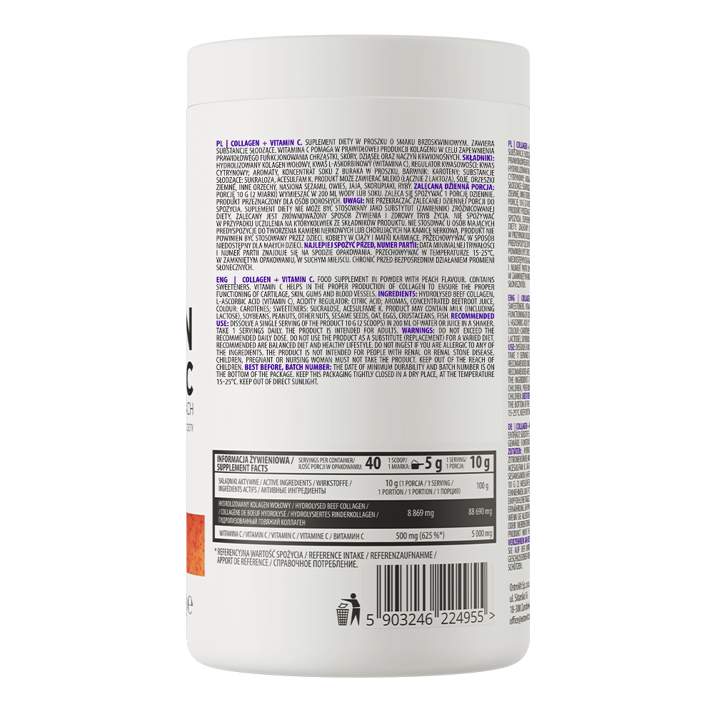 OstroVit Kolagen + Vitamin C 400g – Za Kožu i Zglobove