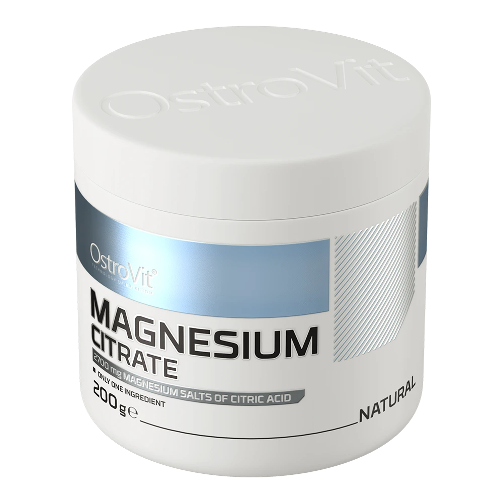OstroVit Magnezijum Citrat 200 g Natural – Podrška Mišićima i Nervnom Sistemu