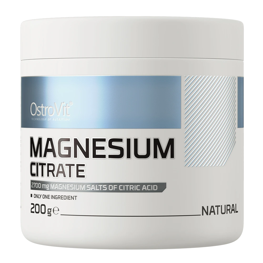 OstroVit Magnezijum Citrat 200 g Natural – Podrška Mišićima i Nervnom Sistemu
