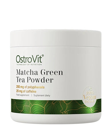 OstroVit Matcha Green Tea Powder – Čist Matcha Prah Za Energiju, Fokus i Antioksidansnu Zaštitu