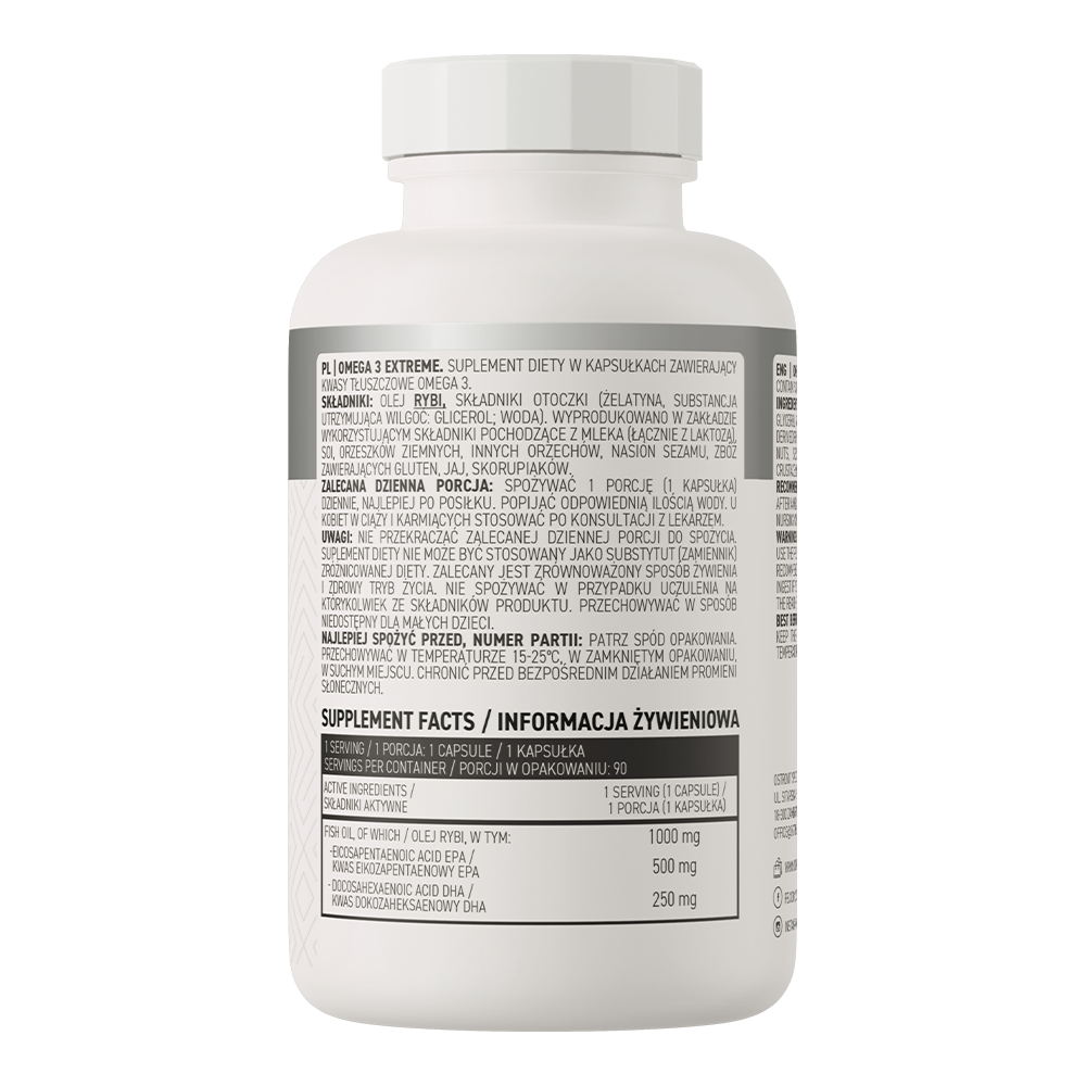 OstroVit Omega 3 Extreme 90 Kapsula – Podrška Srcu, Mozgu i Imunitetu