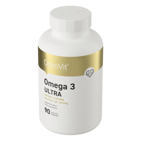 OstroVit Omega 3 Ultra 90 Kapsula – Visoka Koncentracija za Zdravlje Srca i Mozga