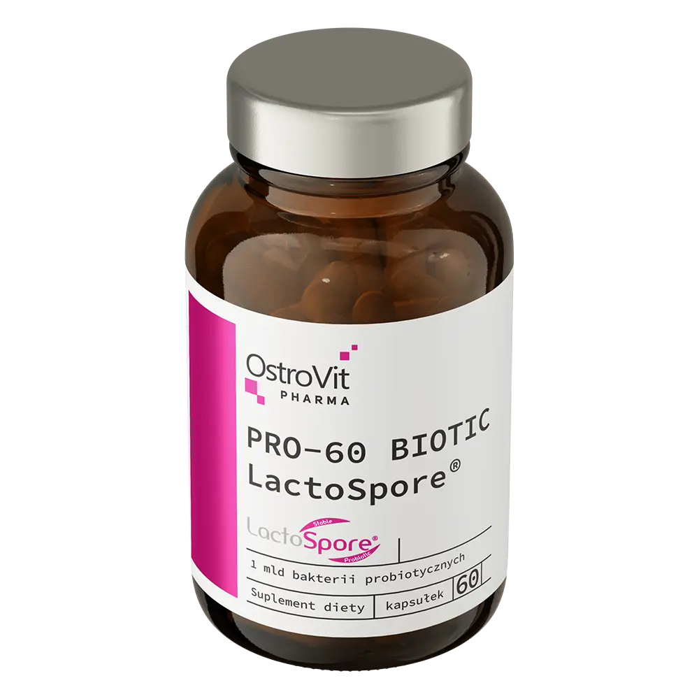 OstroVit Pharma PRO-60 BIOTIC LactoSpore® – Za Zdravu Probavu i Jak Imunitet.