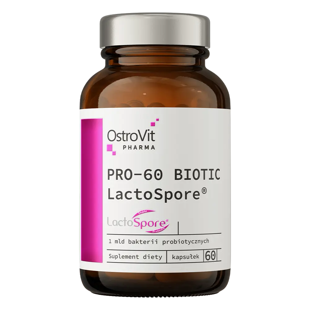 OstroVit Pharma PRO-60 BIOTIC LactoSpore® – Za Zdravu Probavu i Jak Imunitet.