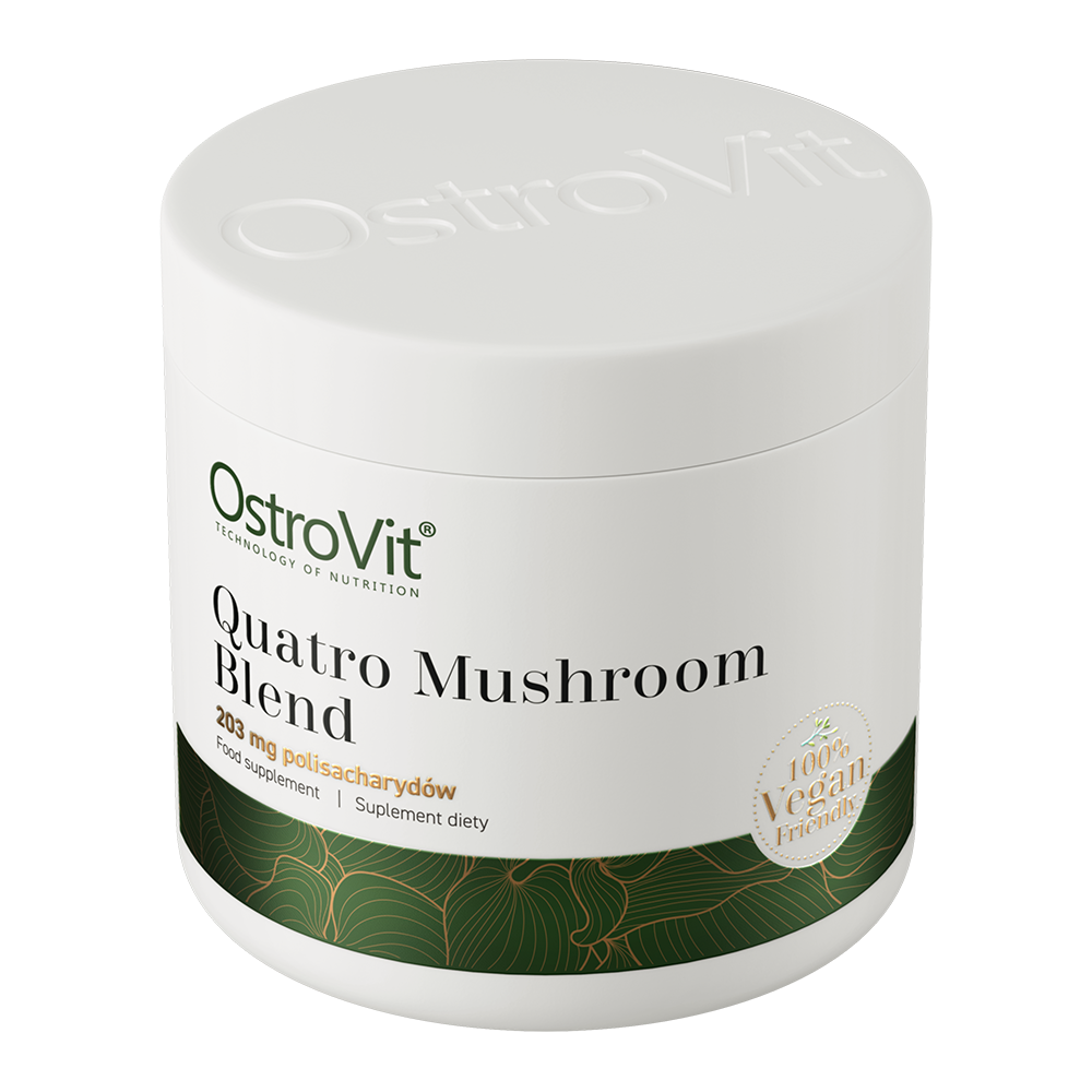 OstroVit Quatro Mushroom Blend 100 g – Prirodna Podrška Imunitetu i Energiji