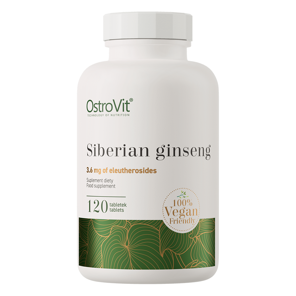 OstroVit Siberian Ginseng 120 Tableta - Prirodna Energija i Podrška Imunitetu