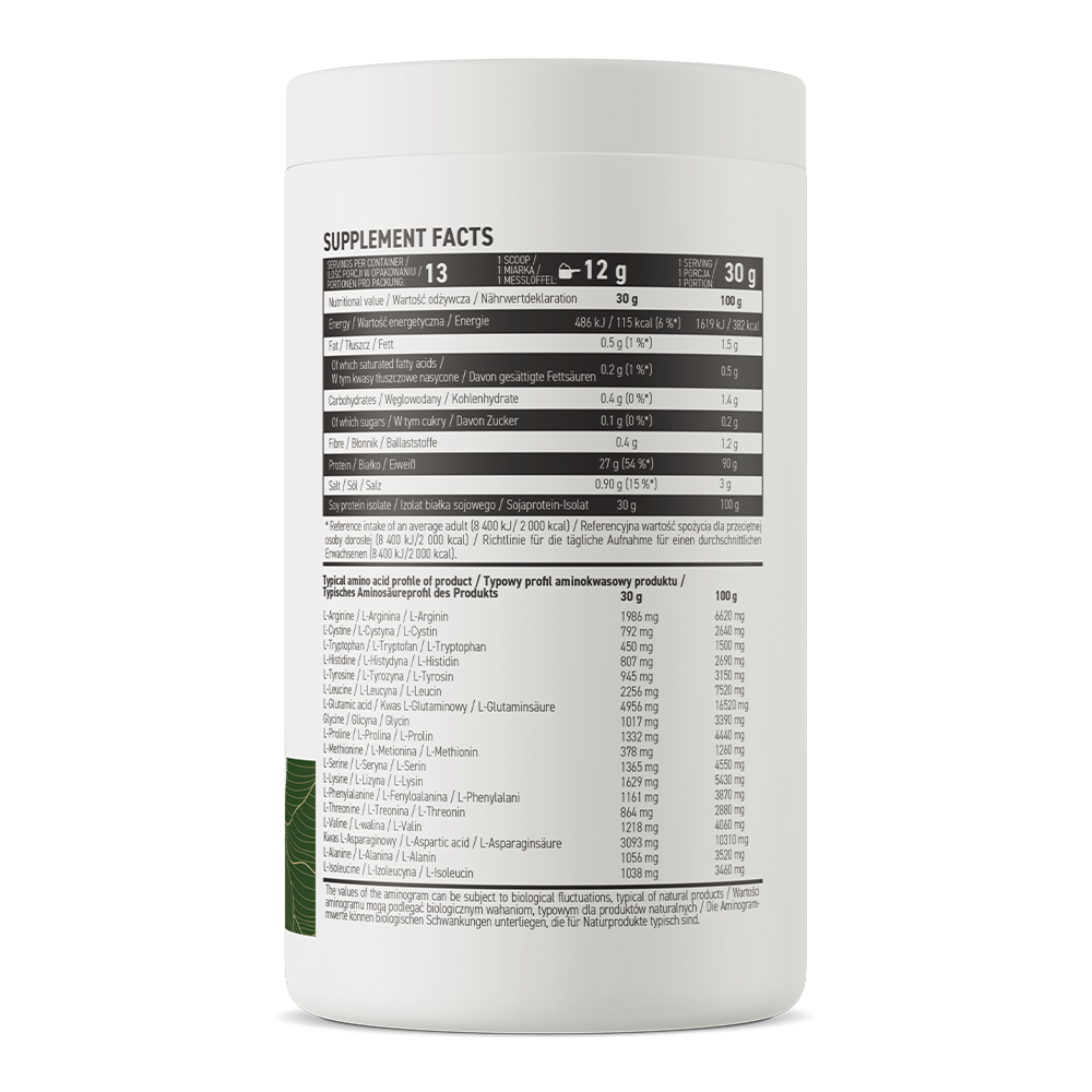 OstroVit Sojin Protein Izolat 390g – Prirodni, Za Mišićnu Podršku