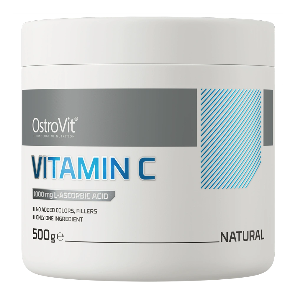 OstroVit Vitamin C 500g Natural – Maksimalna Potentnost u Prahu bez Aditiva