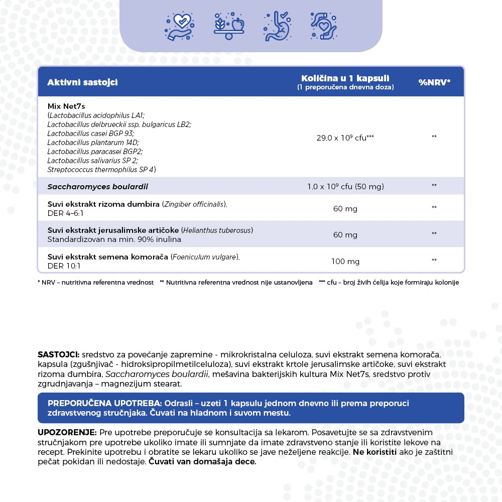 Kaltex PROBIOTIC Forte: 30 Milijardi CFU za Brzu Obnovu Creva i Imunitet