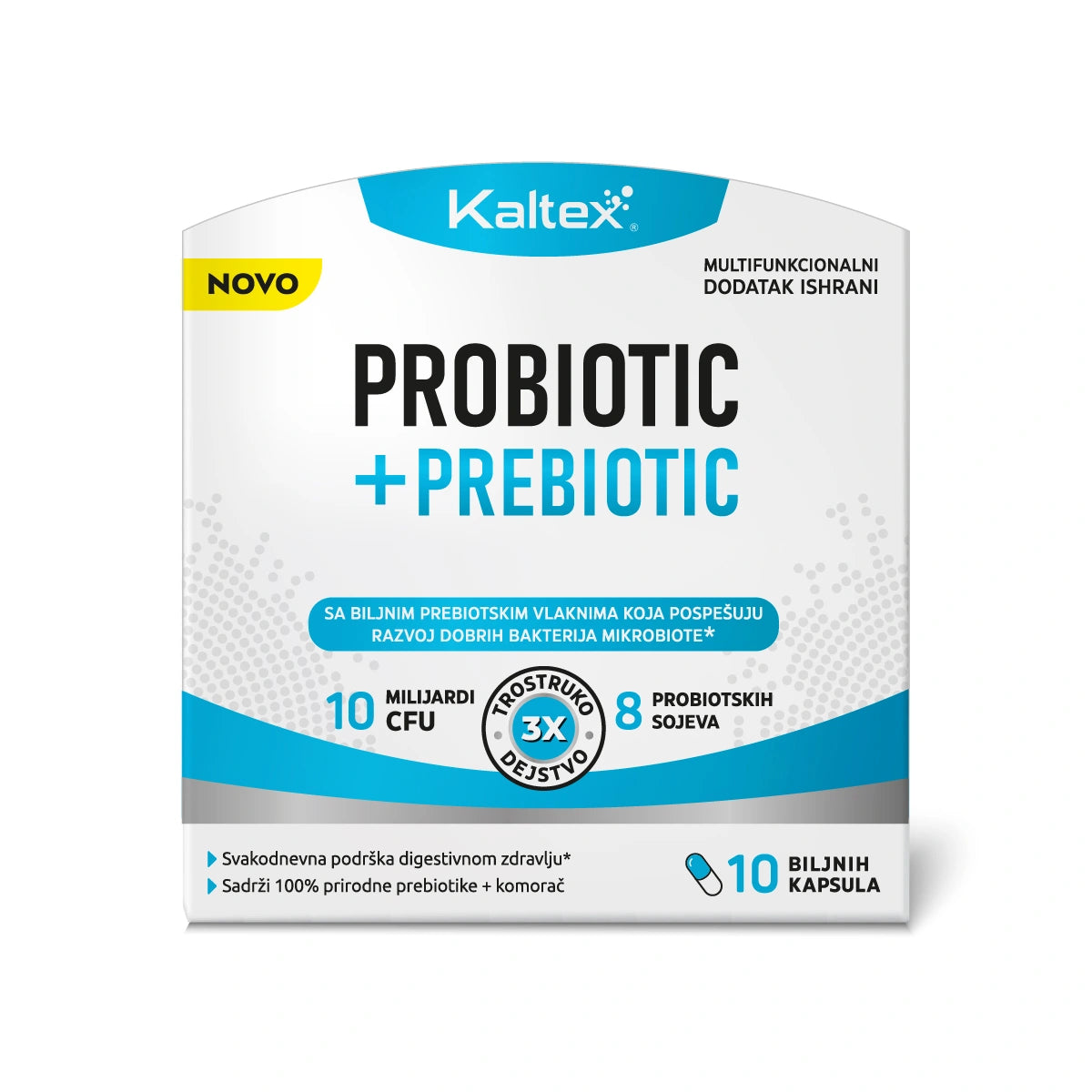 Kaltex PROBIOTIC + PREBIOTIC: 10 Milijardi CFU za Varenje i Imunitet Creva