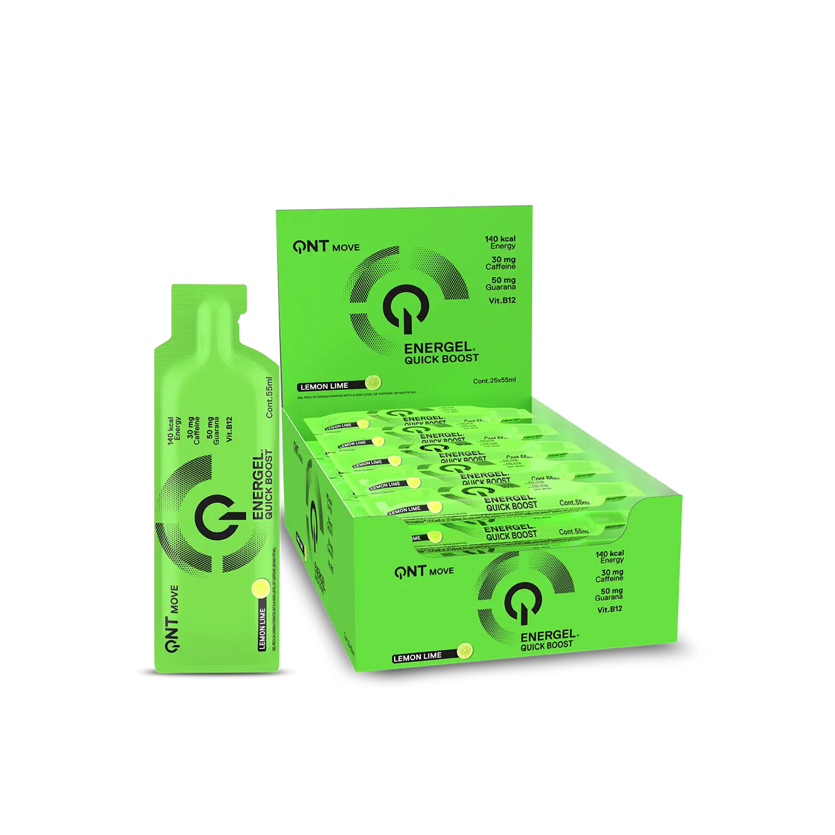 QNT Energel Quick Boost – Energetski Gel sa Kofeinom i Guaranom