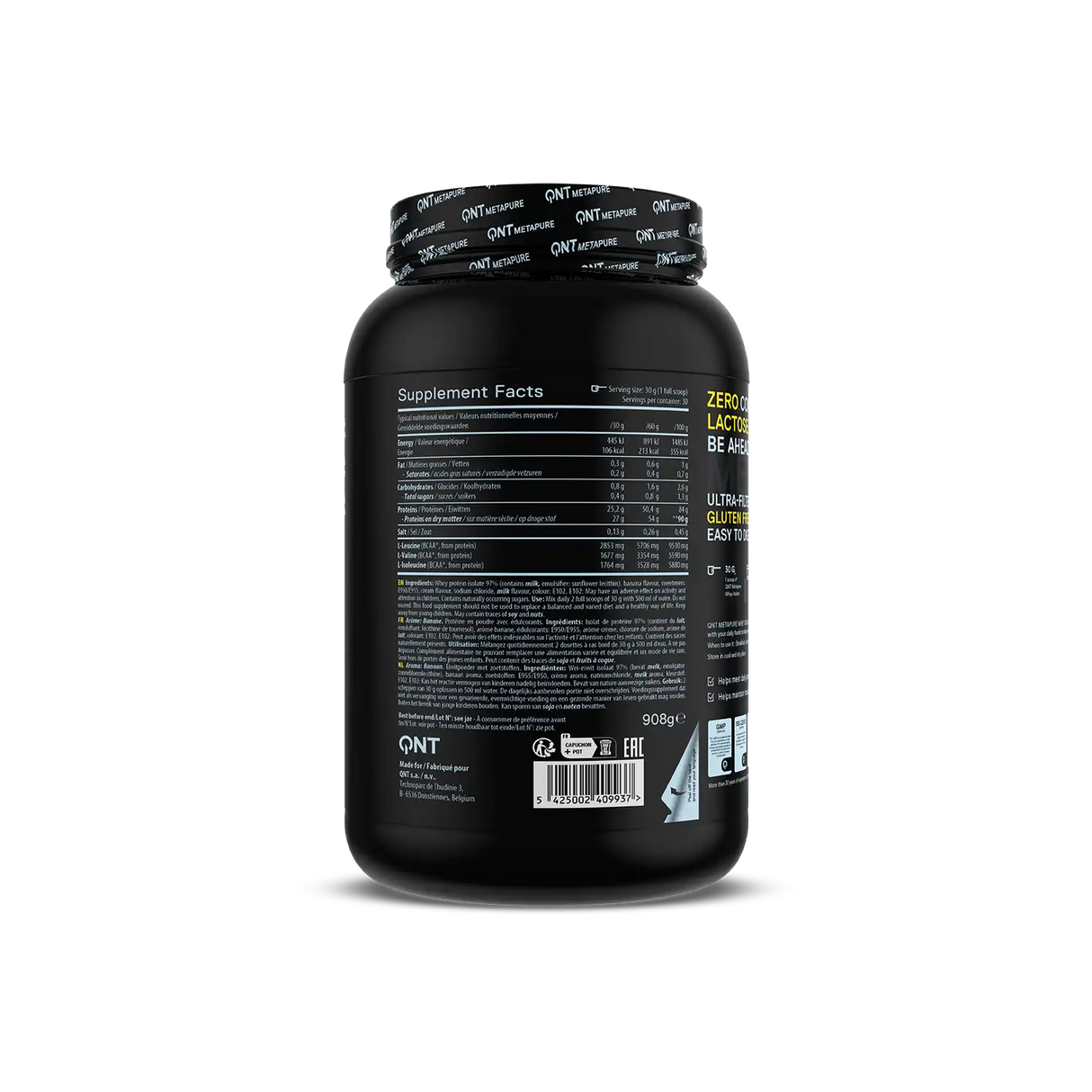 QNT Metapure Whey Protein Isolate – Čist i Brzo Apsorbujući Protein