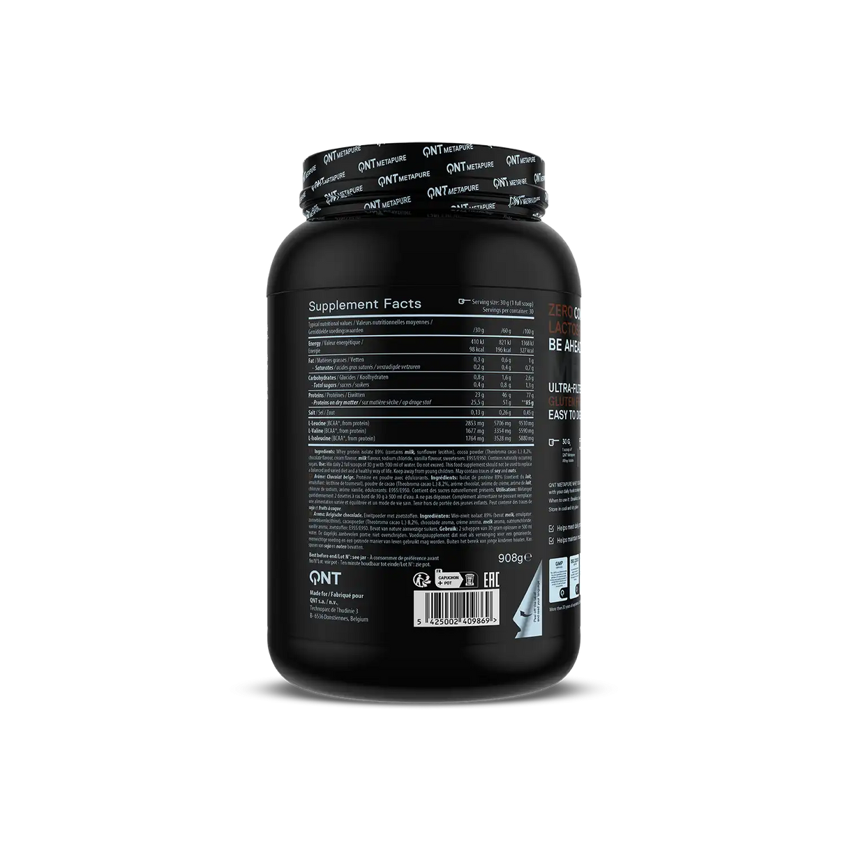 QNT Metapure Whey Protein Isolate – Čist i Brzo Apsorbujući Protein