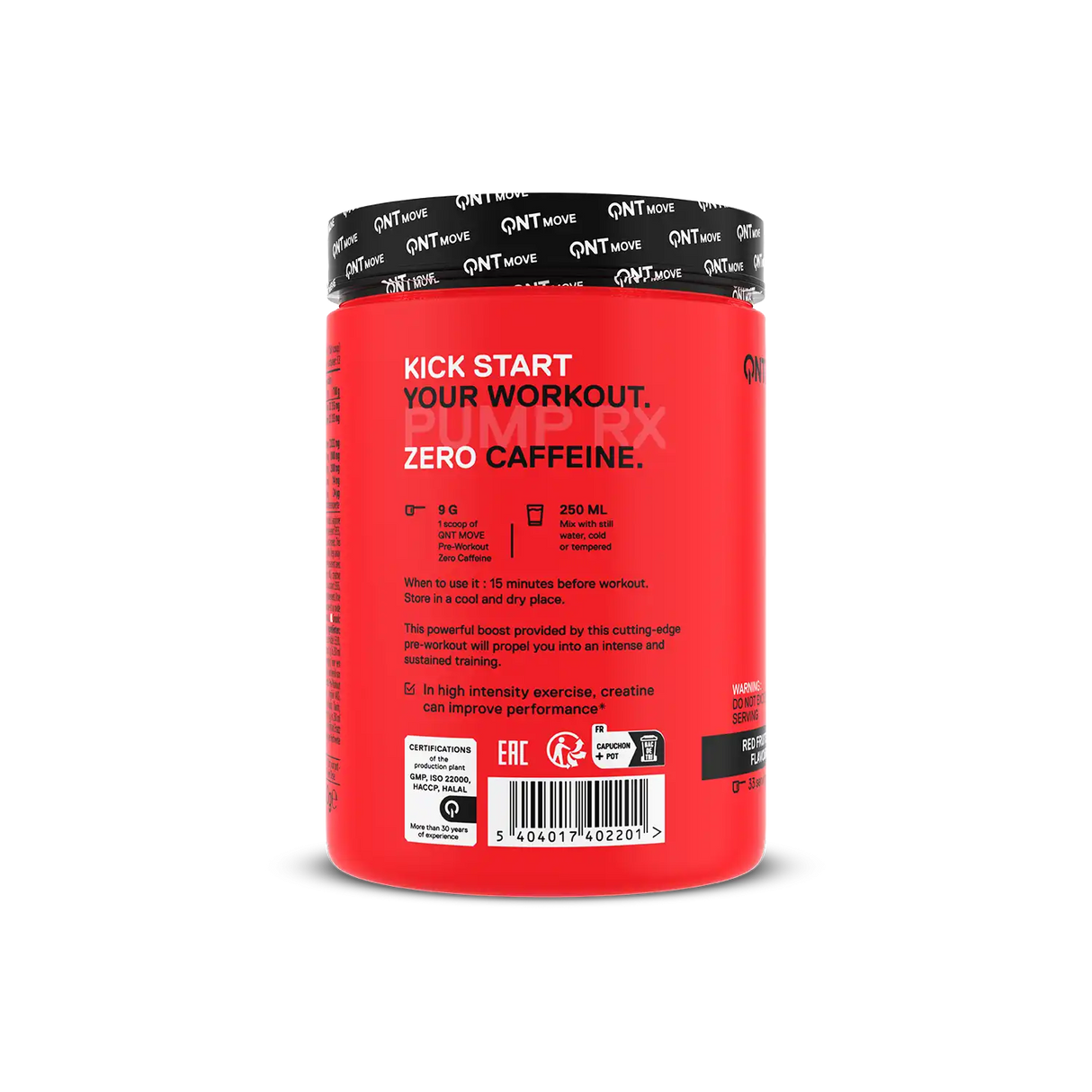 QNT Pre-Workout Pump RX – Intenzivna Energija i Fokus