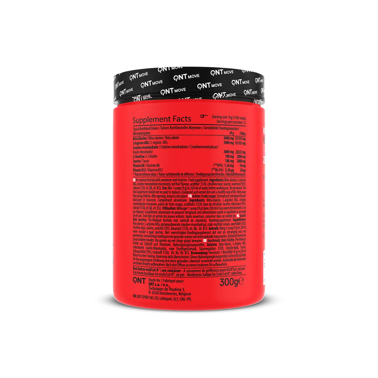 QNT Pre-Workout Pump RX – Intenzivna Energija i Fokus