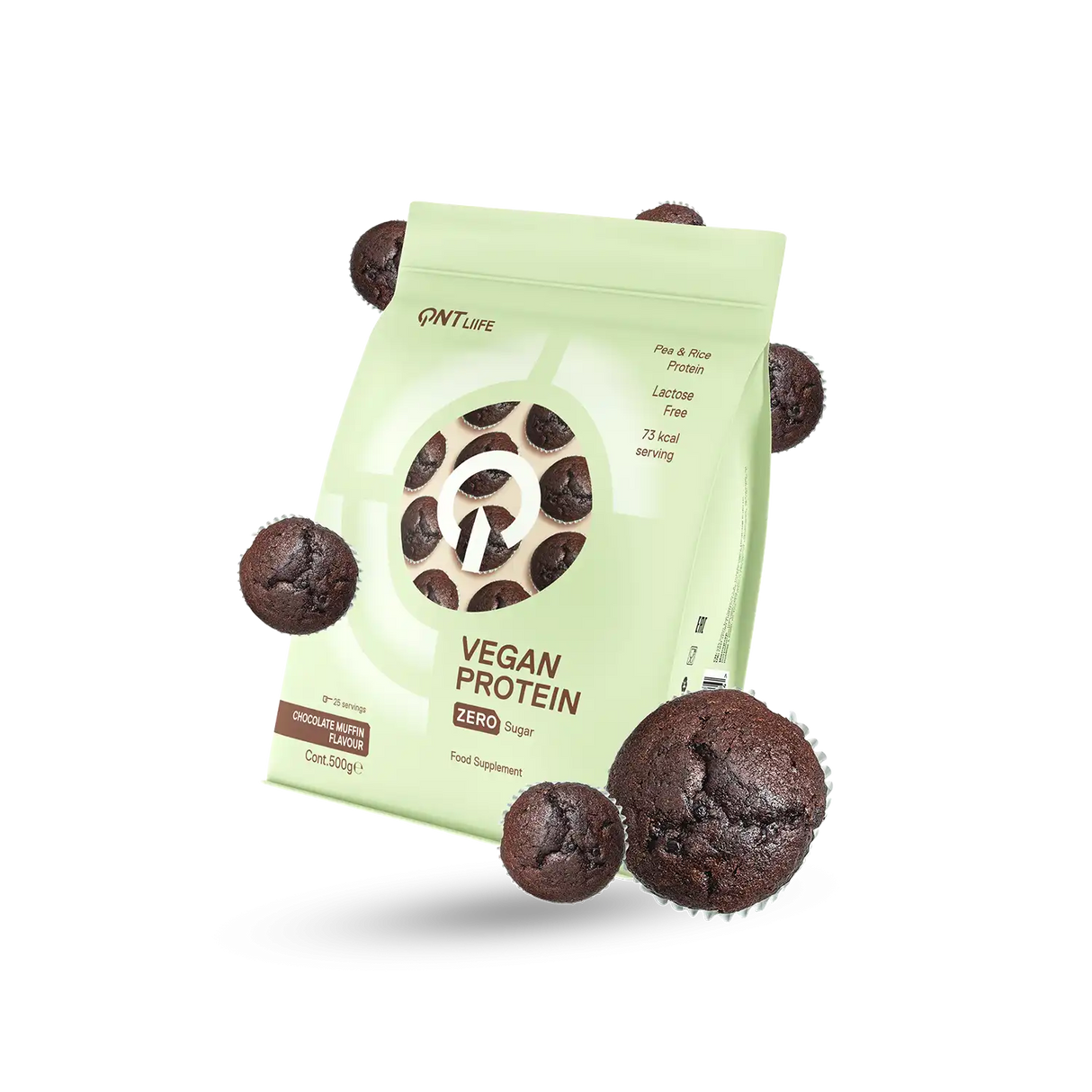 QNT Vegan Protein – Biljni Proteinski Šejk za Mišiće i Energiju