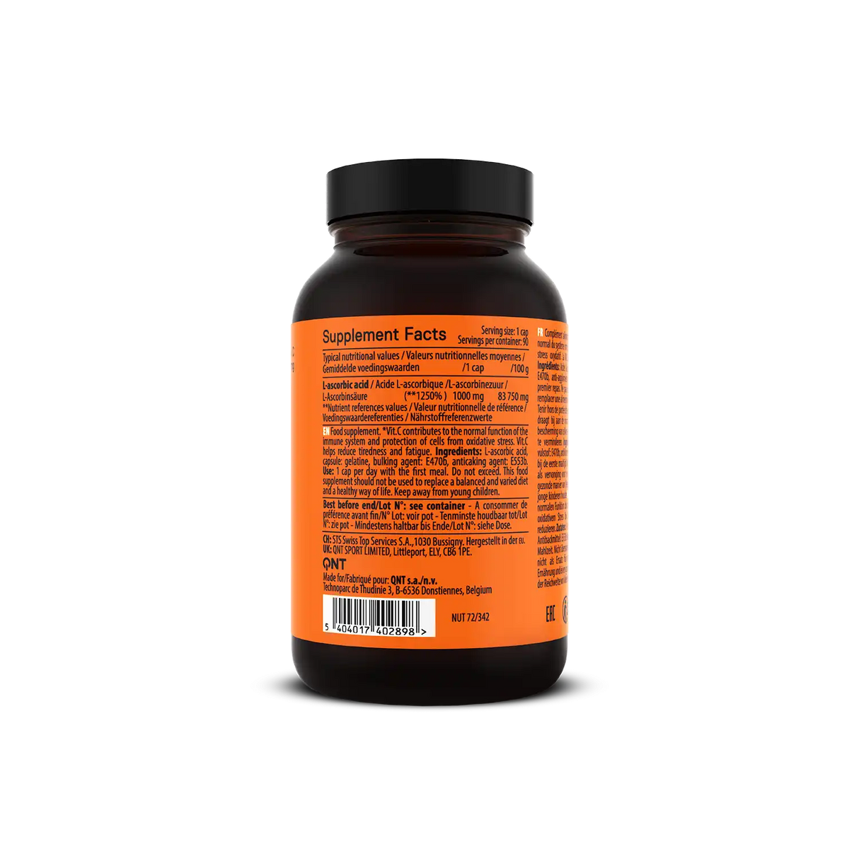 QNT Vitamin C 1000 mg – Imunitet i Antioksidativna Podrška