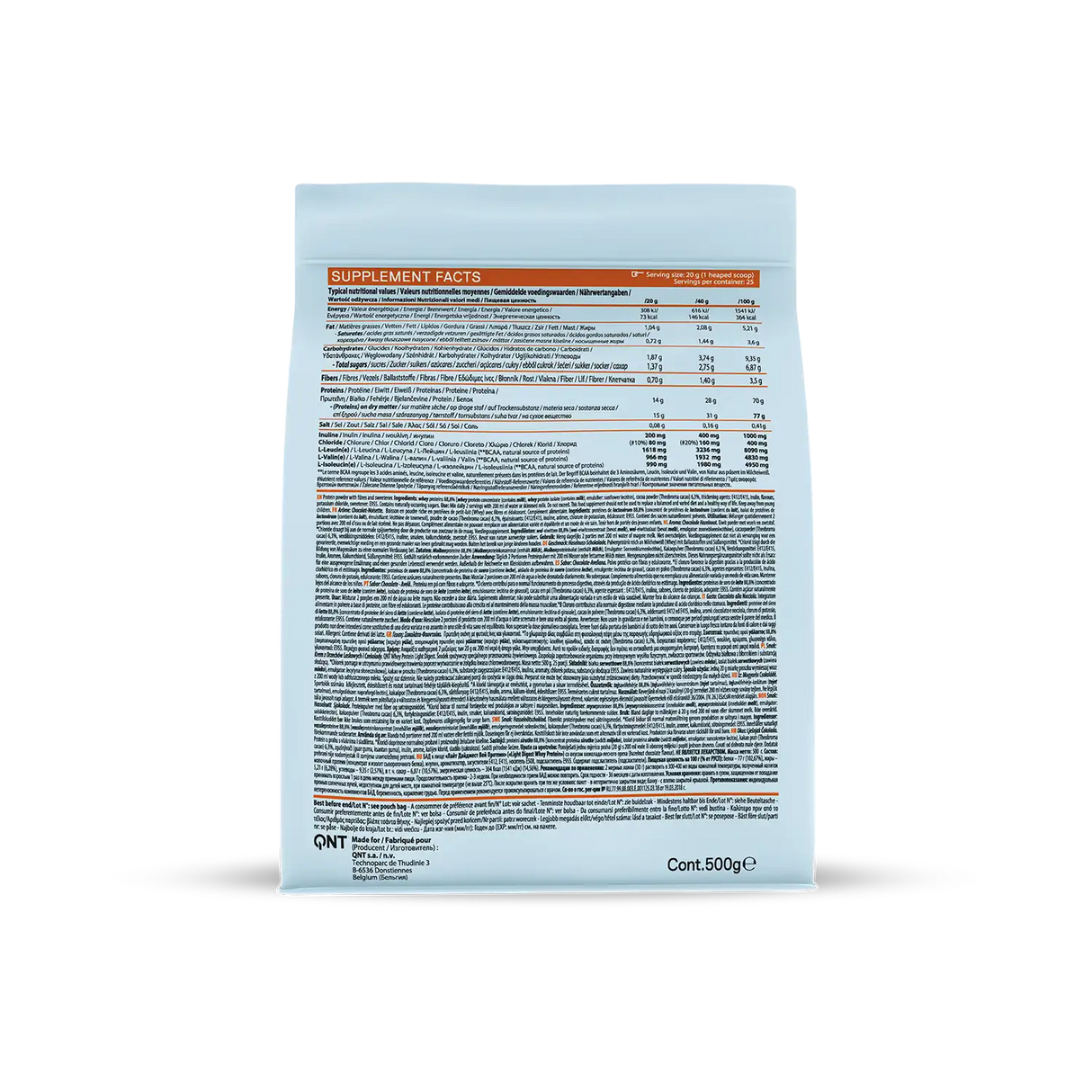 QNT Light Digest Whey Protein – Lako Svarljiv Protein za Mišiće i Oporavak