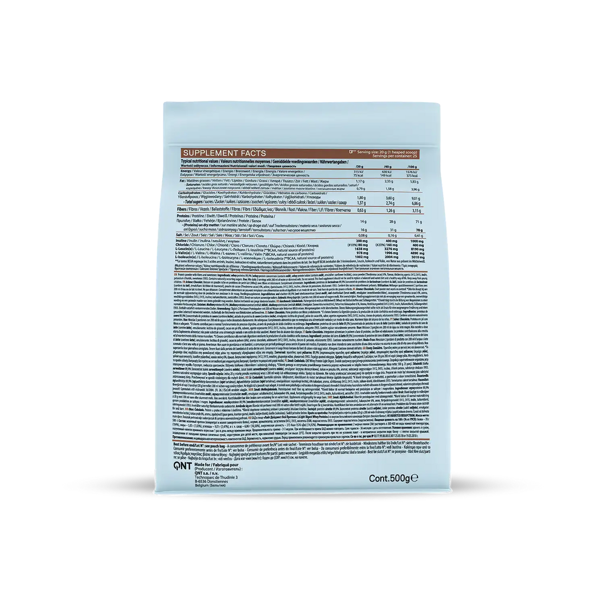 QNT Light Digest Whey Protein – Lako Svarljiv Protein za Mišiće i Oporavak