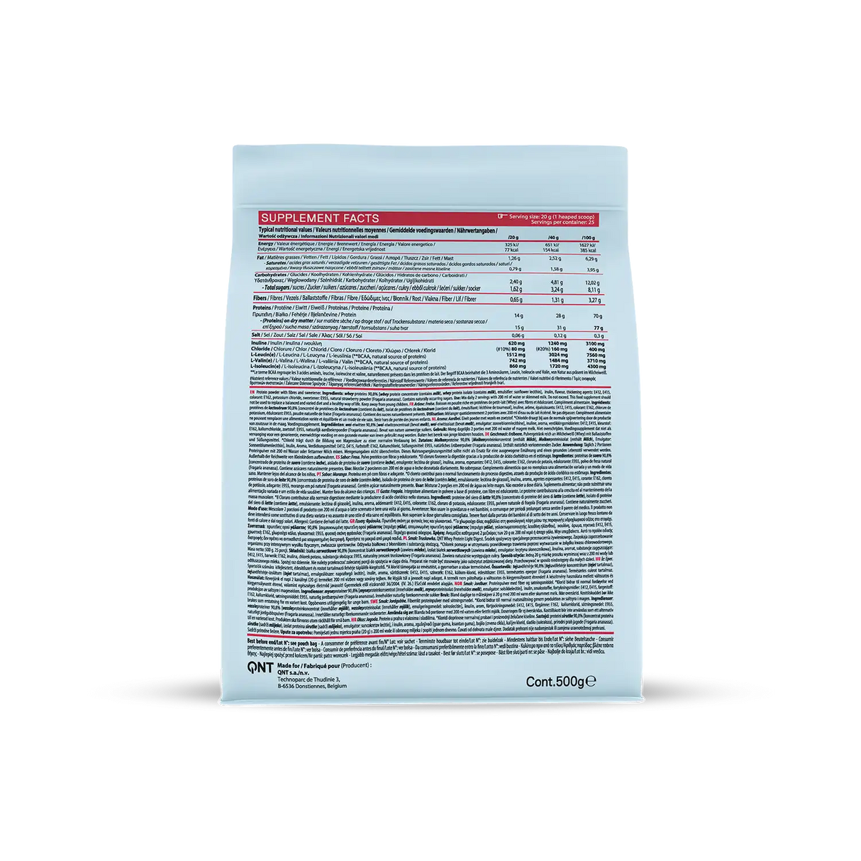 QNT Light Digest Whey Protein – Lako Svarljiv Protein za Mišiće i Oporavak