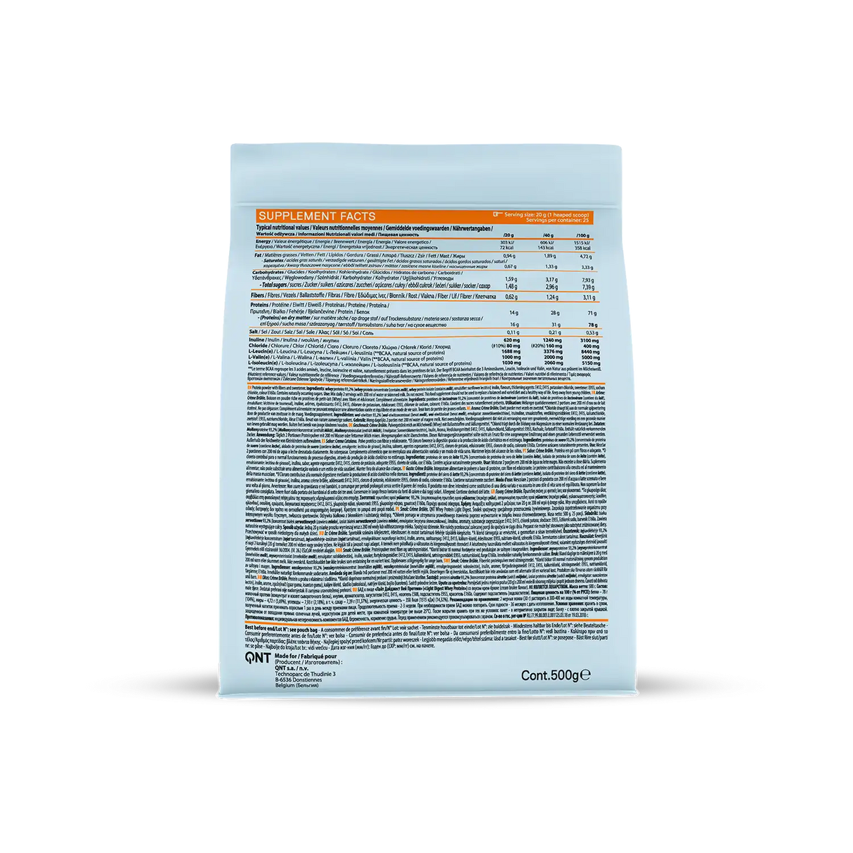 QNT Light Digest Whey Protein – Lako Svarljiv Protein za Mišiće i Oporavak