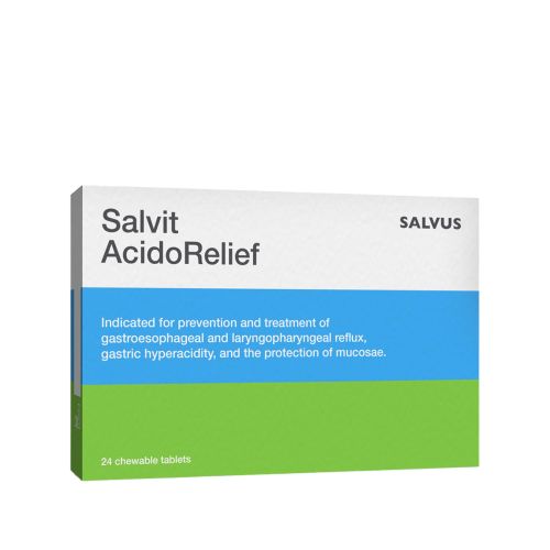 Salvit AcidoRelief, 24 Tableta Za Žvakanje – Ublažavanje Želudačne Kiseline