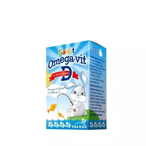 Salvit Omega-Vit D 15ml – Kompleks Za Decu Sa Omega 3 i Vitaminom D