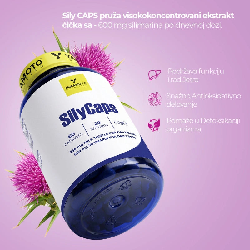 Yamamoto Sily CAPS Milk Thistle 60 kapsula