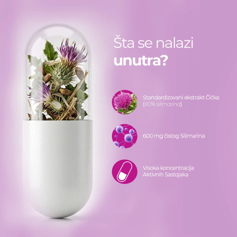 Yamamoto Sily CAPS Milk Thistle 60 kapsula