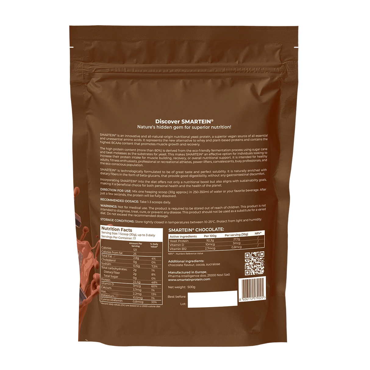 Smartein Vegan Protein – Protein iz kvasca najnovije generacije