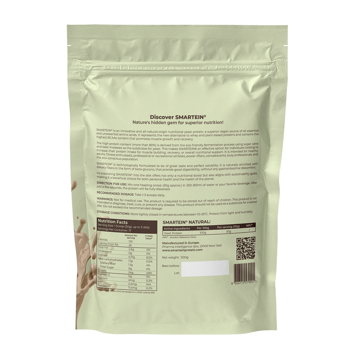 Smartein Vegan Protein – Protein iz kvasca najnovije generacije