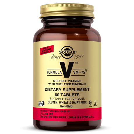 Solgar Formula V Vm-75, Multivitamini Sa Helat Mineralima –  Podrška Zdravlju - Dobrobit